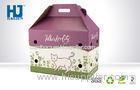 Corrugated Cardboard Packing gift Boxes For Pet Cat Food , Corrugated Paper Box