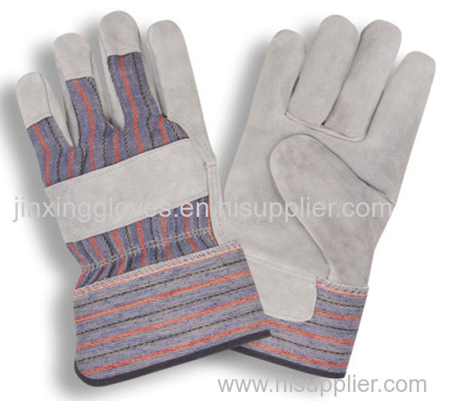 Cow Suede Leather palm Work Gloves