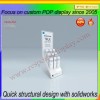 Unique design acrylic display stand for bottle cosmetic