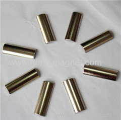 User-defined Sintered ndfeb magnet Arc with bright plating