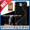 Black Glitter S-Line Premium Flexible TPU Smartphone Back Cover For Samsung Galaxy Note 3 III