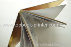 Full Color Custom tri-layer sponge binding Hardcover Book with gold or silver gilt edges Printer