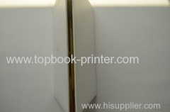 Full Color Custom tri-layer sponge binding Hardcover Book with gold or silver gilt edges Printer