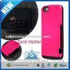 Red Diverse and Assorted PC + TPU iPhone 6 Protective Cases with Credit Card Holder