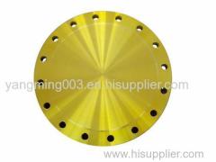 Yellow Paint Carbon Steel A350 Blind Flange 8" 600lbs ANSI B16.5 AWWA