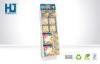 Pantone Color Corrugated Cardboard Pallet Displays Shelf For Party Ribbon