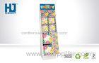 Pantone Color Corrugated Cardboard Pallet Displays Shelf For Party Ribbon