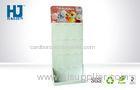 Full Color Lovely Cardboard Advertising Displays With Hooks For Plush Toys Boutiques
