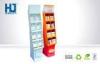 Attractive Recyable Cardboard Display Stand rack For Shampoo / Lipton Tea Bag