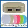 6000 mAh Portable Power Banks , Travel Iphone Emergency Charger Power Case
