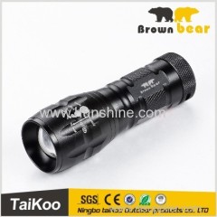 high power 5 xpe mini flat led flashlight