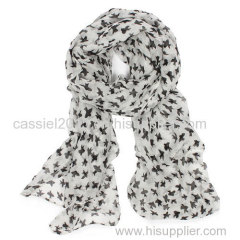 bird song viscose scarf