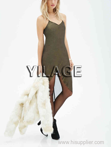 2015 new design effortless glam Knee-length Chiffon Dress