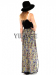 2015 new design banded waist charming Chiffon maxi Dress