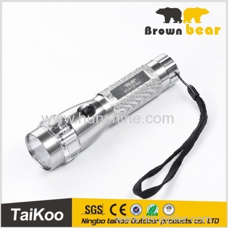 18650 rechargeable battery aluminum q5 led husky led flashlight