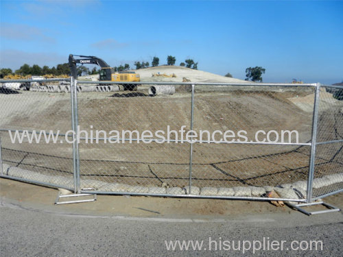 12ft Long Temporary Chain Link Fence Panel