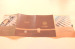 pharmaceutical company gold stamping tri-fold pamphlet book