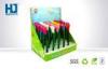 Lightweight Cardboard Pop Display Box For Colorful Flower-Shaped Pen