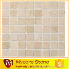 Spanish Crema Marfil Marble Polished Mosaic Tiles