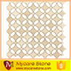 Crema Marfil Target Pinwheel Mosaic Tile