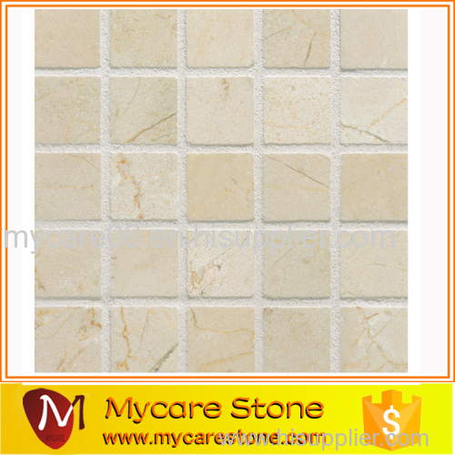 Low price cremafil marble mosaics liner 30*30