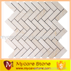 Wholesale decorative strip marble mosaic pattern