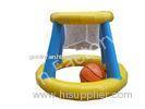 Inflatable Basketball Water Game , Small Basketball Field 0.9mm Tarpaulin Game