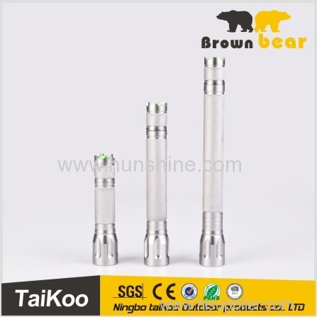 stainless steel ultra bright strong light torch