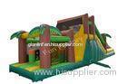 Funny Jungle Inflatable Bounce House Obstacle Courses For Rent EN14960