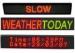 Indoor P10 RGY Dual Colorled scroll board Electronic LED Moving Message