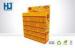 CMYK Orange Supermarket Cardboard Display Stand For Cake Lightweight