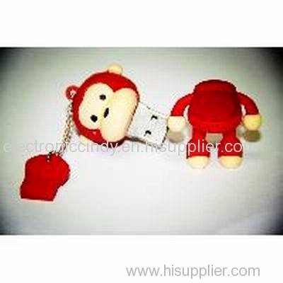 Lovely Monkey soft pvc USB disk