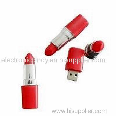 Fashion lipstick plastic usb drive