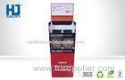 Supermarket Promotion Cardboard Pallet Display Stand With Plastic Hooks