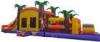 Giant Inflatable Obstacle Course Bounce House , Inflatable Outdoor Play Equipment