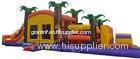 Giant Inflatable Obstacle Course Bounce House , Inflatable Outdoor Play Equipment