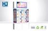 Double Sided White Cosmetic Display Stand For Facial Mask Products Oil Printing