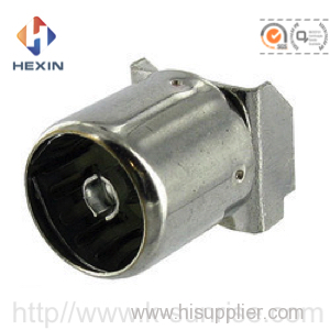 IEC connector with metal shield