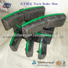 low friction train locomotive brake block/ railway brake block made in China/ railroad brake block catalog