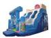 Funny Sea Paradise Theme Big Inflatable Slide 0.9mm PVC Tarpaulin Rentals