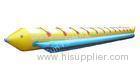 12 Persons Long Yellow PVC Inflatable Water Sports Banana Boat for Adults / Kids