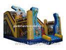 Fire Retardant Full Printing Giant Inflatable Pirate Slide For Amusement Park