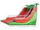 Customized Palm Tree Inflatable Dry Slides , Kids Inflatable Garden Slide
