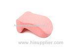 OEM Watermelon Red Office Nap Pillow / Travel Size Memory Foam Pillow