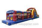 Giant Inflatable Obstacle Course Bounce House , Inflatable Outdoor Obstacle