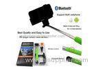 Green Mobile Phone Selfie Pod , Handhleld Selfie Stick Monopod 20-120CM Extended length