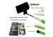 Green Mobile Phone Selfie Pod , Handhleld Selfie Stick Monopod 20-120CM Extended length