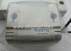 Festo type pneumatic air cylinder 32mm bore 50mm stroke compact aluminum profile cylinder