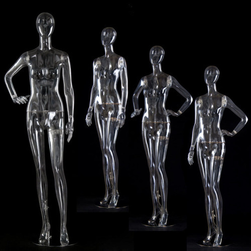 female full body transparent mannequins