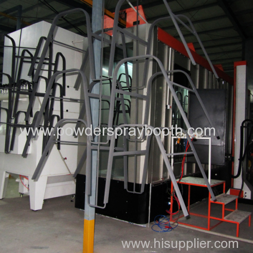 Multi-cyclone+ after filters recovery system Powder Coating Booths